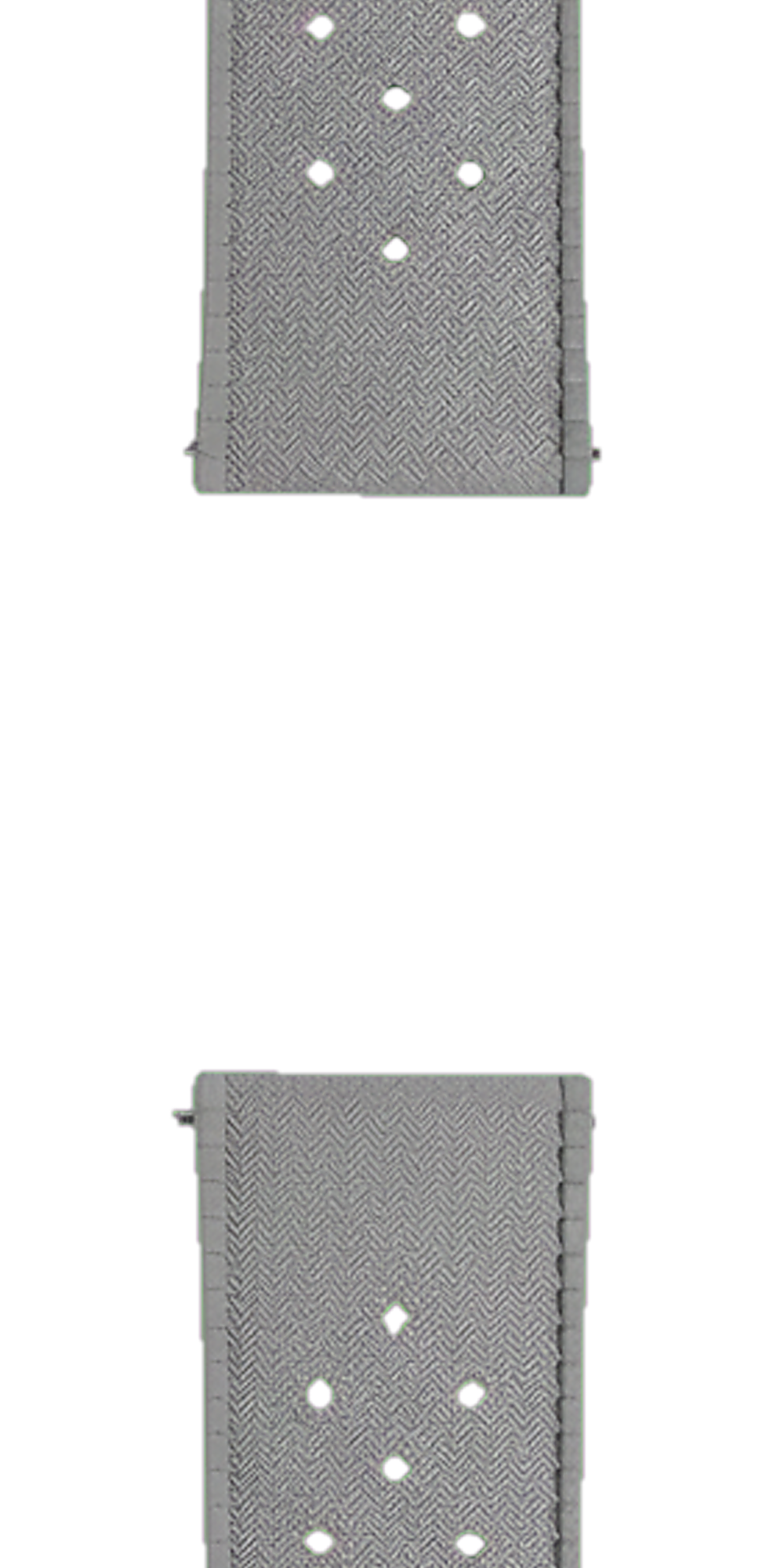 Namoki Rubber Strap: FKM Tropique Diver Grey — Strap