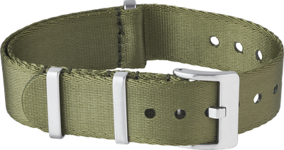 Seatbelt NATO Strap: Olive Green